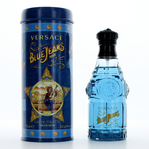 Blue Jeans by Versace, 2.5 oz EDT Spray for Men