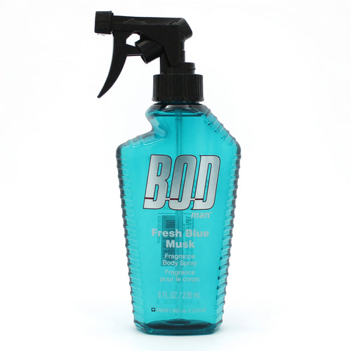 Bod Man Fresh Blue Musk by Parfums De Coeur, 8oz Fragrance Body Spray men