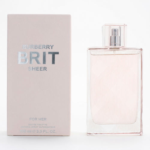 Brit Sheer by Burberry, 3.3 oz EDT Spray for Women
