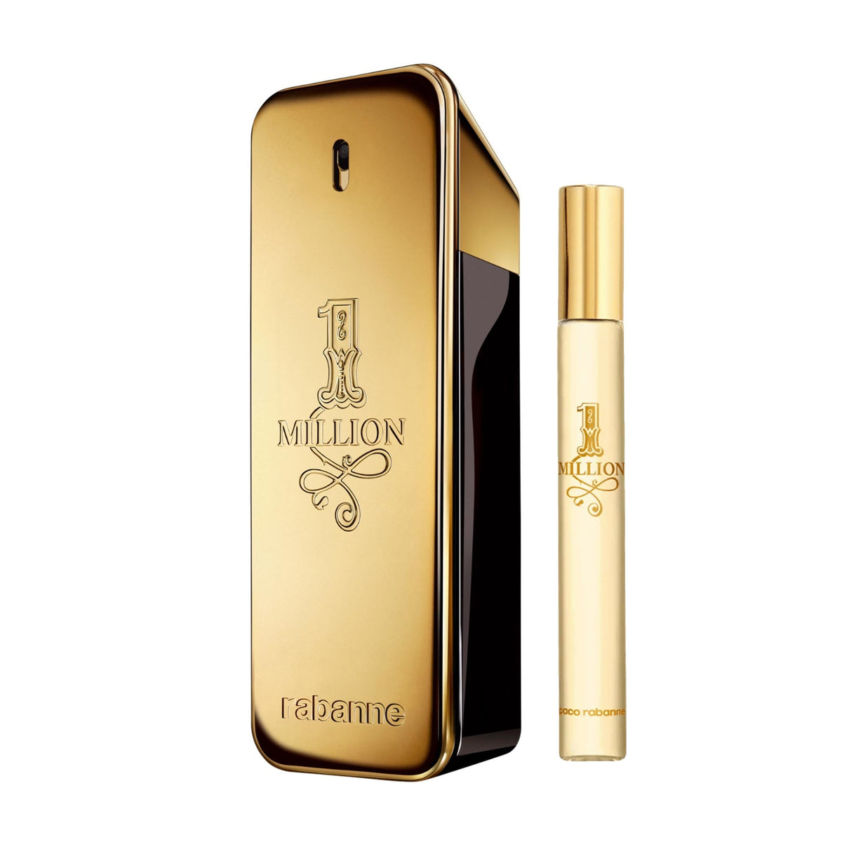 One Million by Paco Rabanne, 2 Piece Gift Set for Men with 6.7 oz Eau De Toilette Spray