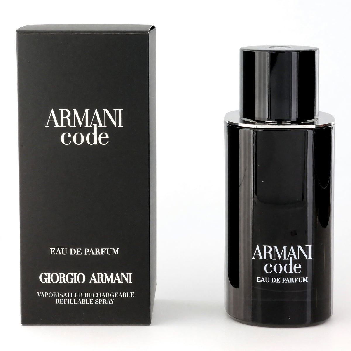 Armani Code by Giorgio Armani, 2.5 oz EDP Refillable Spray for Men 