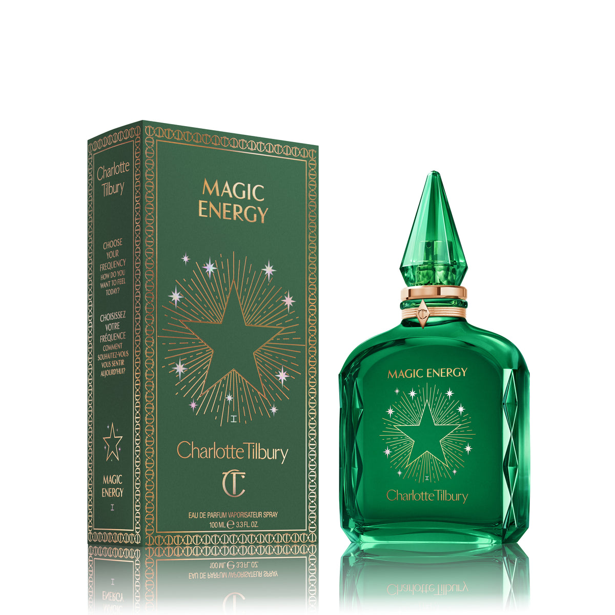 Magic Energy by Charlotte Tilbury, 3.3 oz Eau De Parfum Spray for Unisex